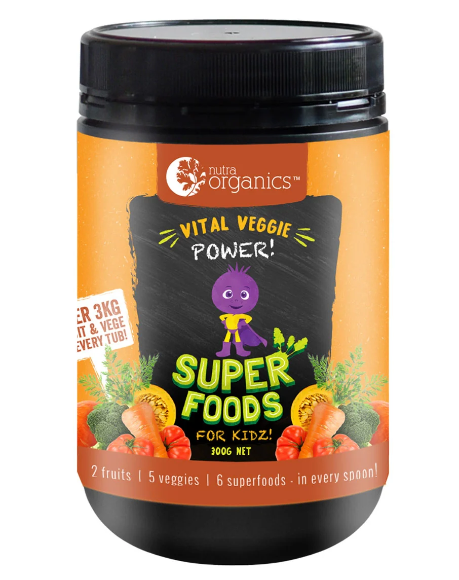 Super Foods for Kidz (Vital Veggie Power) by Nutra Organics - Image 3